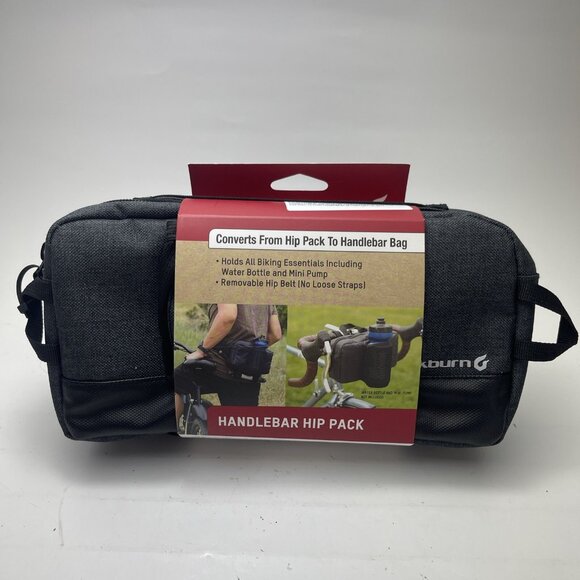 Blackburn Sports Convertible Handlebar to Hip Pack Bag w/Water Bottle 21oz - Picture 1 of 1